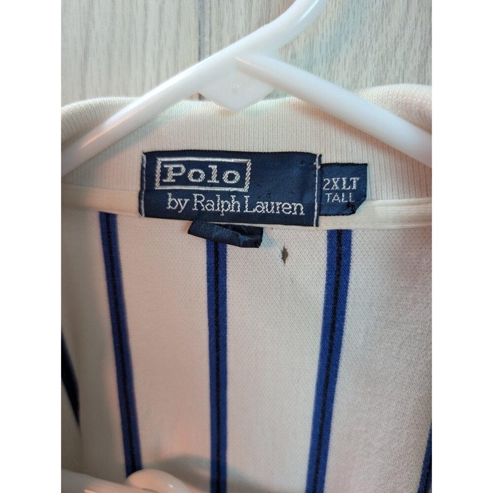 2 Polo Ralph Lauren Pony Logo Short Sleeve Shirt Golf Mens Size 2XLT Flaw - Picture 4 of 9